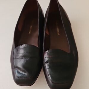 Enzo Angiolini Dark Green Loafers